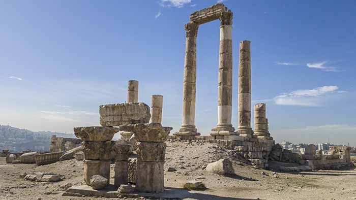 174 - Jordania - Amman - Ciudadela - templo de Hercules